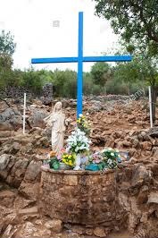 Blue Cross - Apparition Hill, Medjugorje
